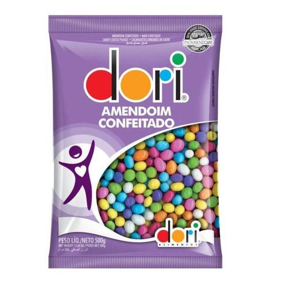Amendoim Colorido Confeitado 150g Dori Imagem de Amendoim Colorido Confeitado 150g Dori