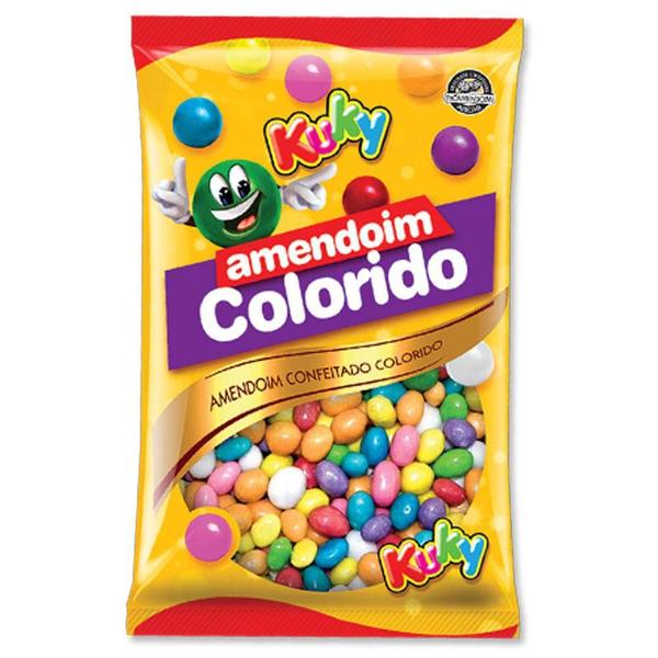 Imagem de Amendoim Confeitado Colorido 500g - Kuky