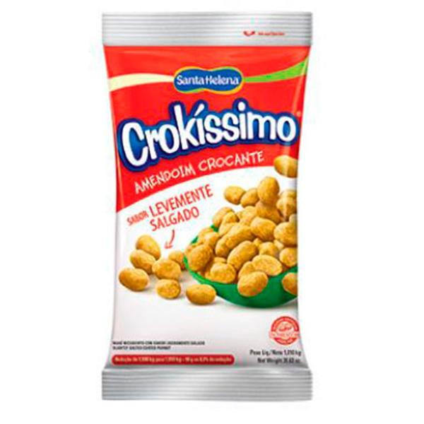 Amendoim Crocante Crokíssimo Salgado 1,01kg - Santa Helena Imagem de Amendoim Crocante Crokíssimo Salgado 1,01kg - Santa Helena