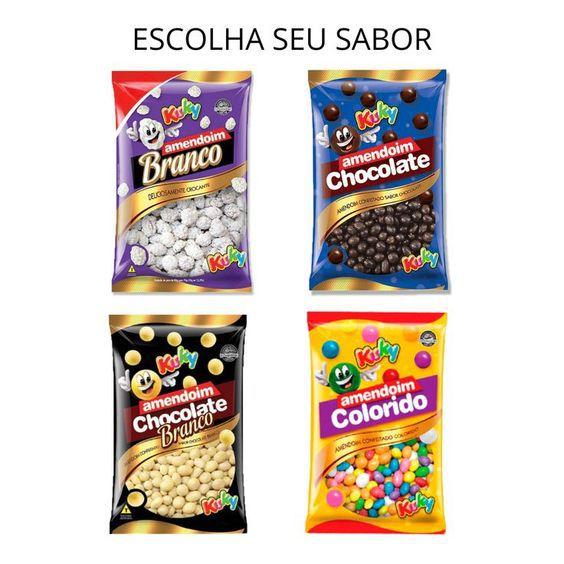 Imagem de Amendoim Crocante Sabor Chocolate Confeitado com 400g