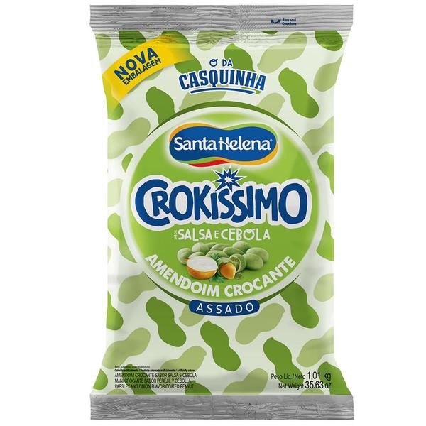 Amendoim Crokissimo Crocante 1kg Cebola e Salsa - Santa Helena Imagem de Amendoim Crokissimo Crocante 1kg Cebola e Salsa