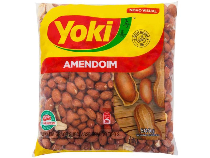 Imagem de Amendoim Descascado Original Yoki - 500g