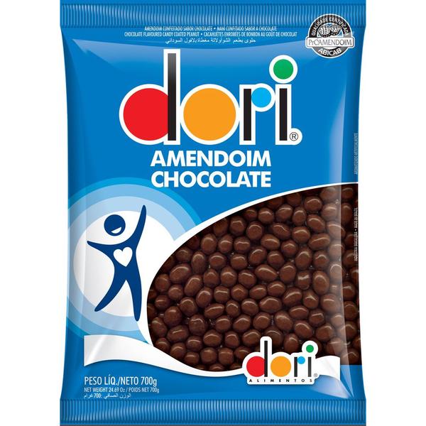 Amendoim Dori Chocolate Crocante Confeitado 700g Imagem de Amendoim Dori Chocolate Crocante Confeitado 700g