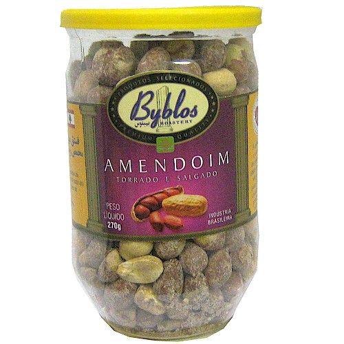Amendoim graudo salg byblos 270g Imagem de Amendoim graudo salg byblos 270g