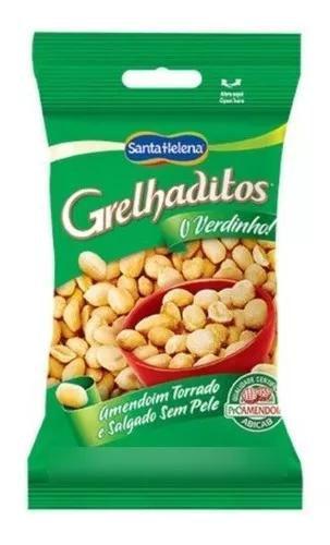 Amendoim Grelhaditos Sta Helena Pacote 60un - SANTA HELENA Imagem de Amendoim Grelhaditos Sta Helena Pacote 60un
