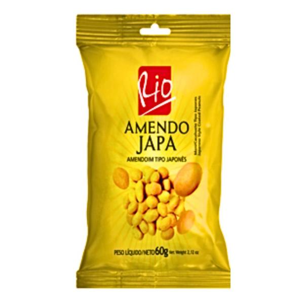 Imagem de Amendoim Japonês Japa RIO - 1cx C/ 30un De 60g Cada