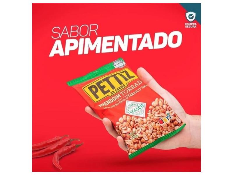 Imagem de Amendoim Pettiz ao Forno Pimenta Tabasco 110g