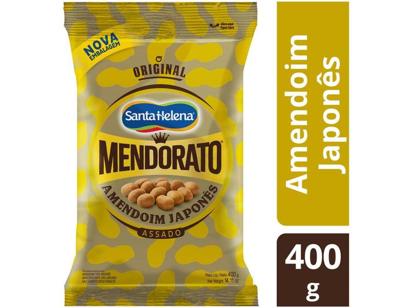 Imagem de Amendoim Salgado Japônes Mendorato Original 400g