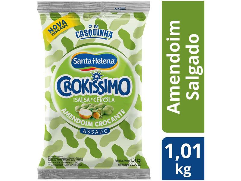 Imagem de Amendoim Salgado sem Pele Crokíssimo - Salsa e Cebola 1,01kg