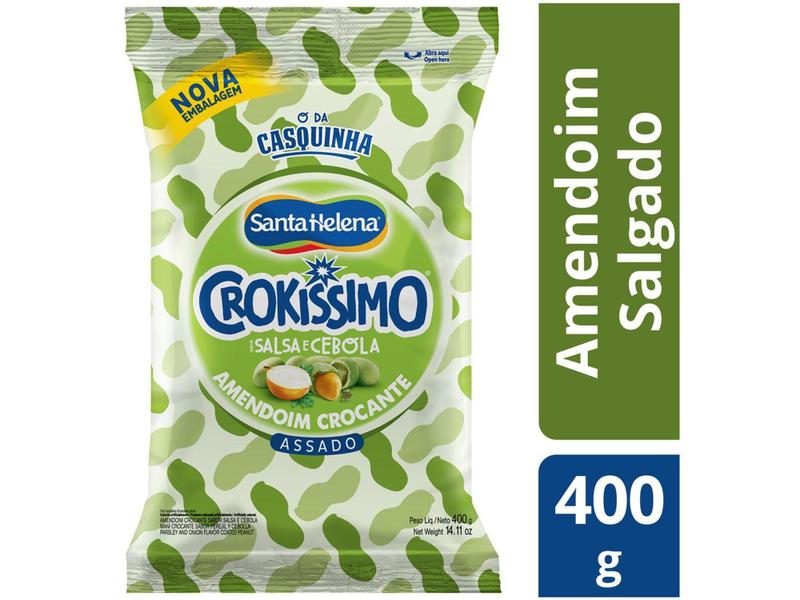 Amendoim Salgado sem Pele Crokíssimo - Salsa e Cebola 400g Imagem de Amendoim Salgado sem Pele Crokíssimo - Salsa e Cebola 400g