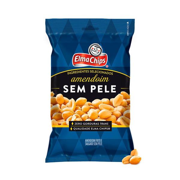 Amendoim Sem Pele Elma Chips 100g Imagem de Amendoim Sem Pele Elma Chips 100g