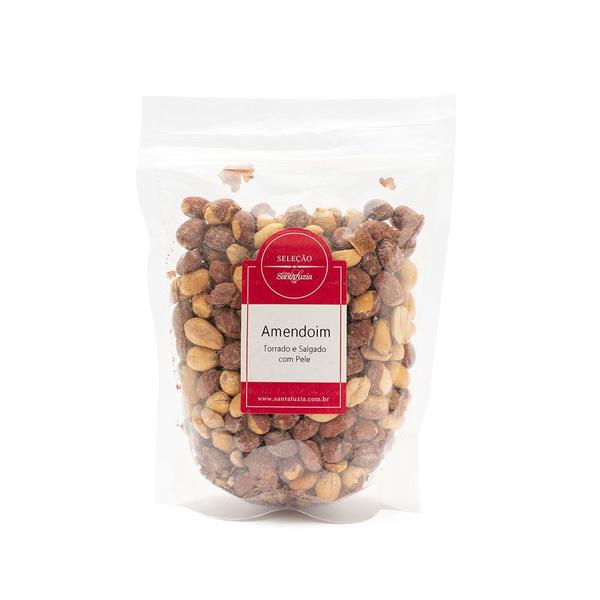 Amendoim Torrado e Salgado com pele Casa Santa Luzia 250g Imagem de Amendoim Torrado e Salgado com pele Casa Santa Luzia 250g