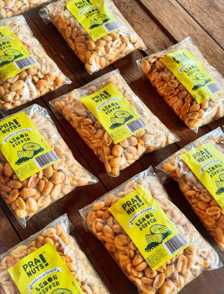 Amendoim Torrado Sem Pele - Lemon Pepper - 1300g - Pra Nuts Imagem de Amendoim Torrado Sem Pele - Lemon Pepper - 1300g - Pra Nuts
