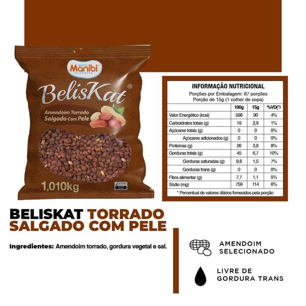 Amendoim Torrado Sem Pele Vários Sabores 1kg Beliskat Imagem de Amendoim Torrado Sem Pele Vários Sabores 1kg Beliskat