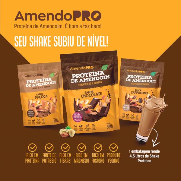 Imagem de AmendoPro Shake de Proteína de Amendoim Paçoca