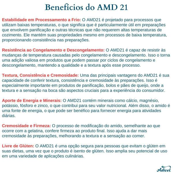 Amido Modificado De Mandioca Instantâneo (Amd21) - 500G - Adicel Imagem de Amido Modificado De Mandioca Instantâneo (Amd21) - 500G