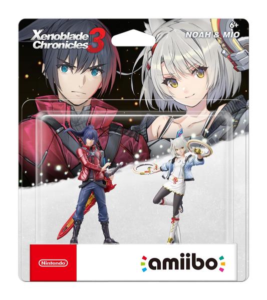 Imagem de amiibo Noah + Mio, pacote com 2, Xenoblade Chronicles, série 3