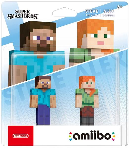 Imagem de amiibo - Steve + Alex 2-pack - Série Super Smash Bros. 