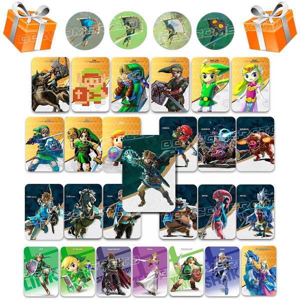 Imagem de Amiibo Zelda 26 Cartões Breath Of The Wild Links Awakening