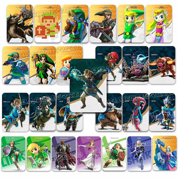 Imagem de Amiibo Zelda 26 Cartões Breath Of The Wild Links Awakening