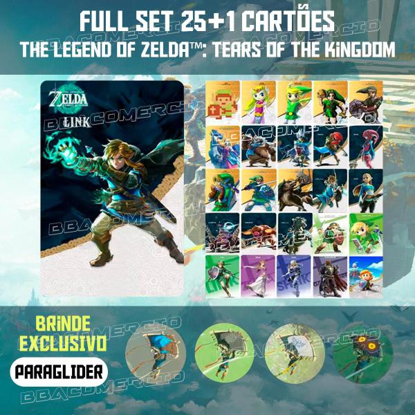 Imagem de Amiibo Zelda 26 Cartões Breath Of The Wild Links Awakening