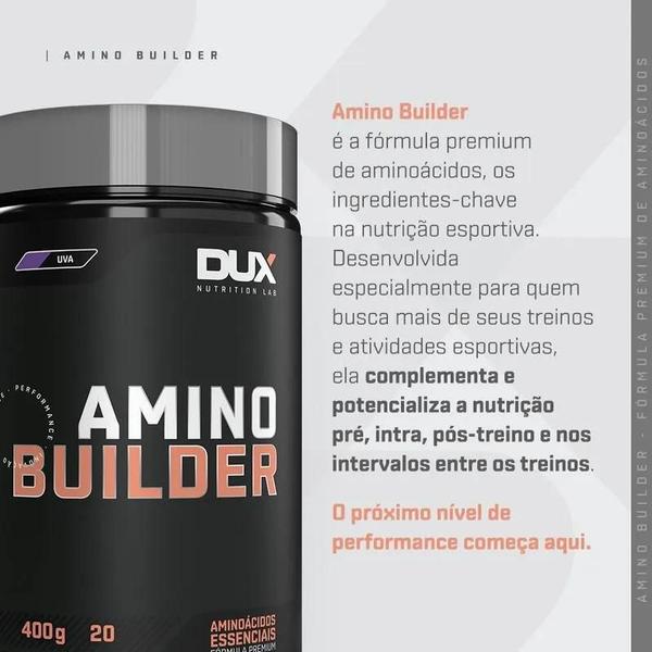 Amino Builder Aminoácidos Creatina Dux Nutrition 400G Imagem de Amino Builder Aminoácidos Creatina Dux Nutrition 400G