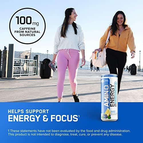 Imagem de Amino Energy Drink - Hidratação sem Açúcar com BCAA e Eletrólitos - Limonada de Mirtilo (12 Unidades)