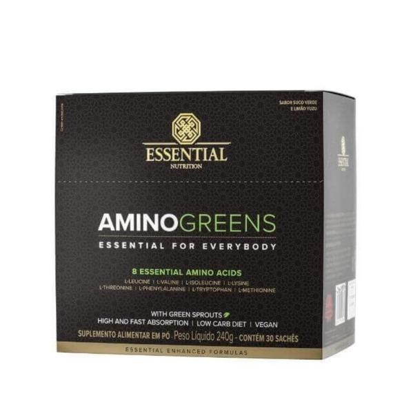 Imagem de Amino Greens Display (30 Sachês - 8g) - Essential Nutrition