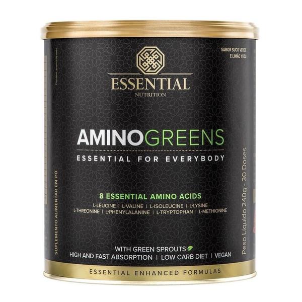 Imagem de Amino Greens Lata (240g) - Essential Nutrition