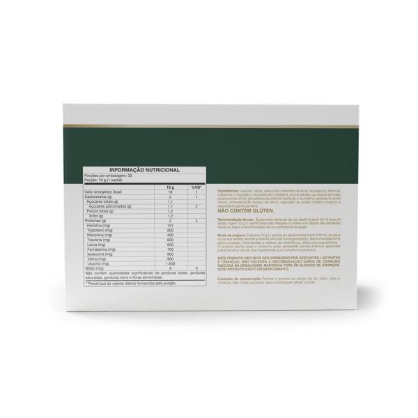 Aminovita Vitafor Aminoácidos Essenciais 30 sachês de 10g Imagem de Aminovita Vitafor Aminoácidos Essenciais 30 sachês de 10g