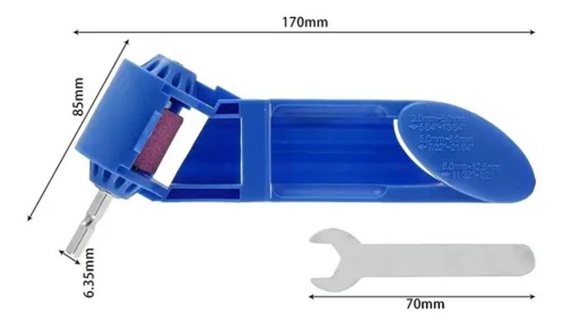 Imagem de Amolador Afiador De Brocas P/ Furadeira Broca 2mm A 12,5mm