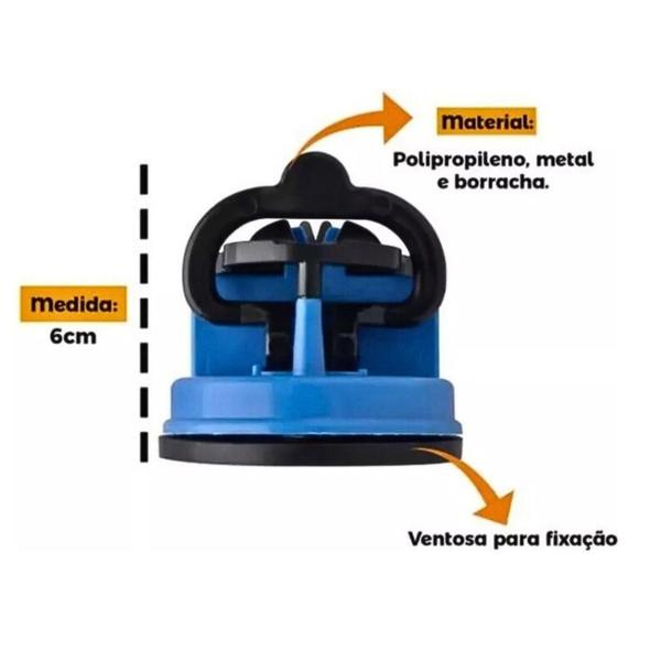 Imagem de Amolador Afiador De Facas Original C/ Ventosa Manual Cozinha