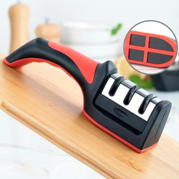 Amolador De Facas Profissional Açougue Linha Portátil - DESERT ECOM Imagem de Amolador De Facas Profissional Açougue Linha Portátil
