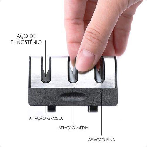 Imagem de Amolador Facas afiador Tesouras profissional 3 opções amolar