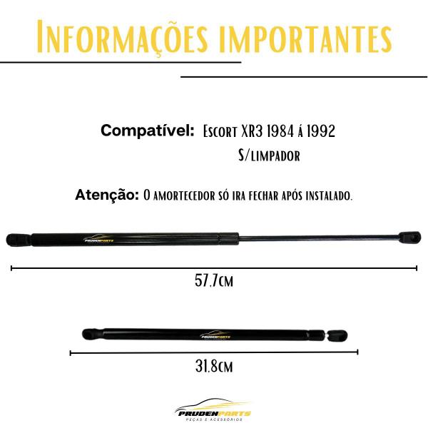 Imagem de Amortecedor de porta malas escort xr3 s/limp 1984 a 1992