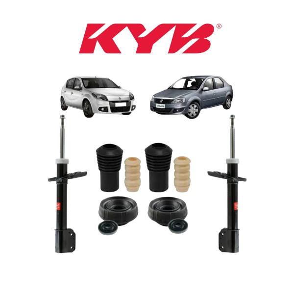 Imagem de Amortecedor Kayaba Dianteiro + Kit Batente Sandero Stepway 2015 A 2020