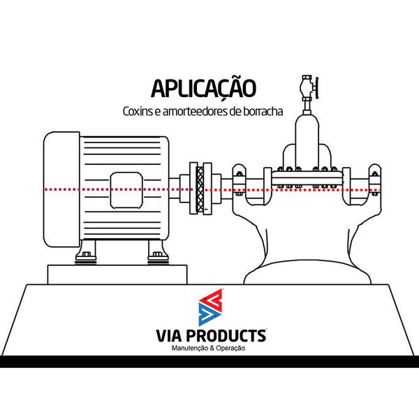 Imagem de Amortecedor Micro IV 3/8" x 100mm 300-1200Kg Vibra Stop