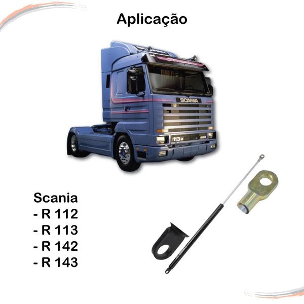 Imagem de Amortecedor Mola Gás Capô Scania R113 68,5 Cm