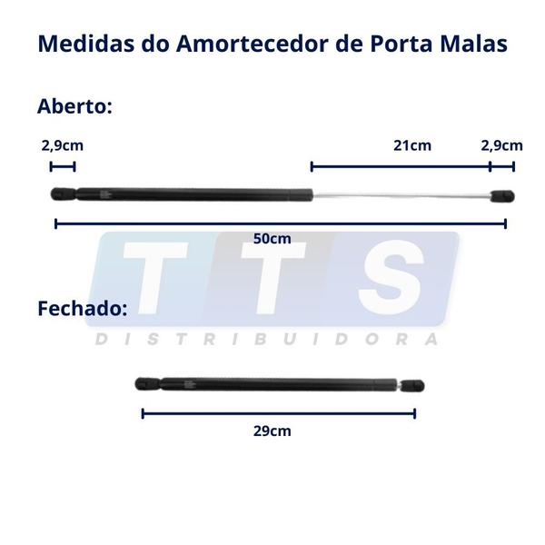 Imagem de Amortecedor Porta Malas Gol G5 2009 2010 2011 2012