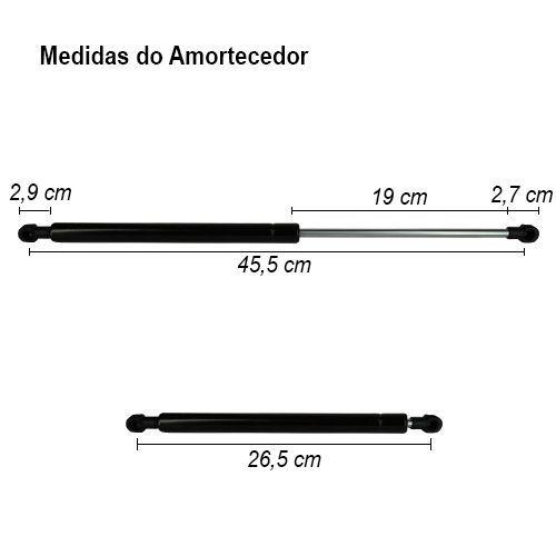 Imagem de Amortecedor Tampa Traseira Porta Malas 307 Hatch Cinoy 2002 à 2012 YN-AMIM011