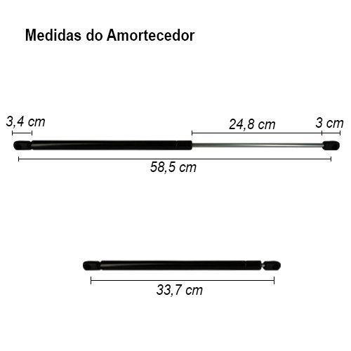 Imagem de Amortecedor Tampa Traseira Porta Malas Captiva Cinoy 2008 à 2016 YN-AMGM016