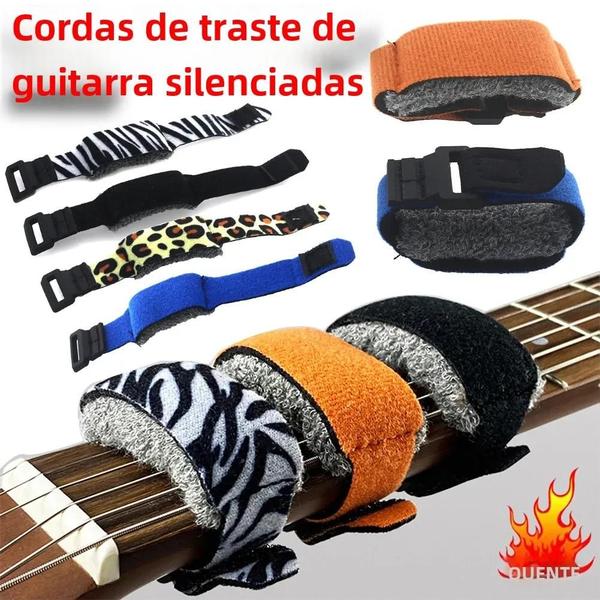 Imagem de Amortecedores de Ruído para Guitarra e Baixo - Kit com Fitas Silenciosas