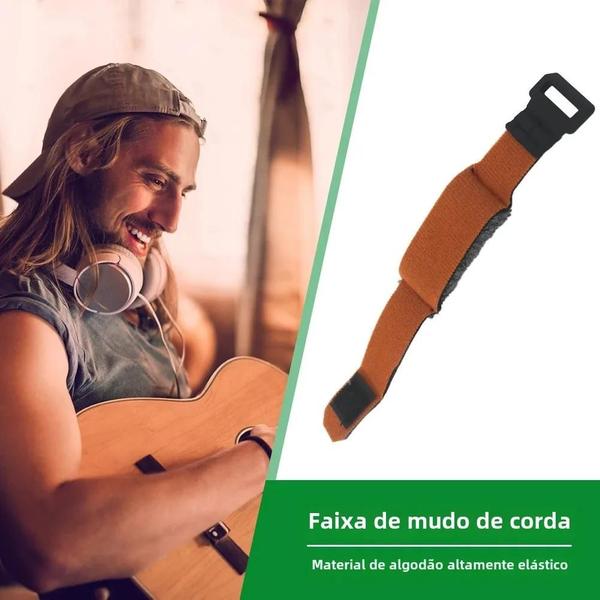 Imagem de Amortecedores de Ruído para Guitarra e Baixo - Kit com Fitas Silenciosas