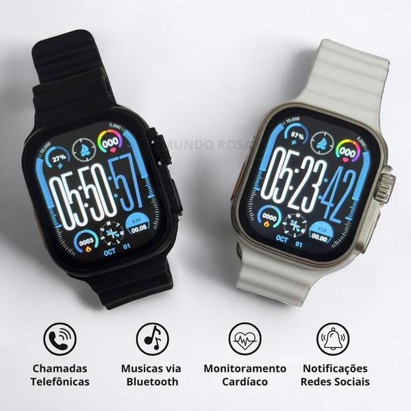 Imagem de Amplie Sua Experiência Uso O Smartwatch Series 9 Ultra + 7