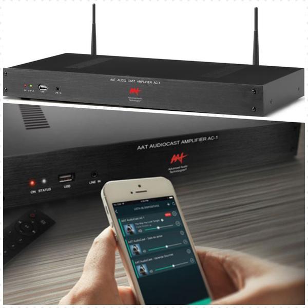 Imagem de Amplificador AAT AUDIOCAST AC-1 G2 Conexões WI-FI-Bluetooth