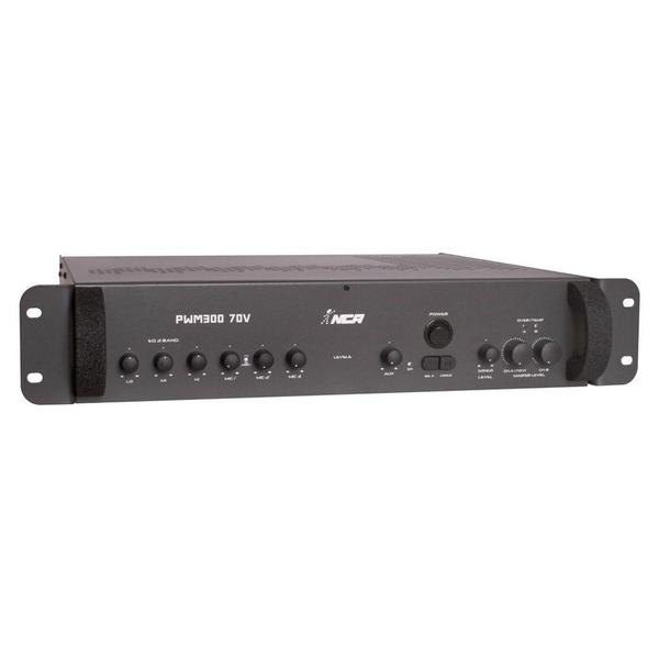 Imagem de Amplificador Ambiente LL Audio NCA PWM300 70V 600W 2 Mic