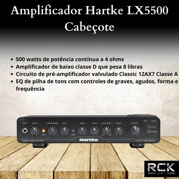 Imagem de Amplificador Baixo Hartke LX5500 Cabeçote