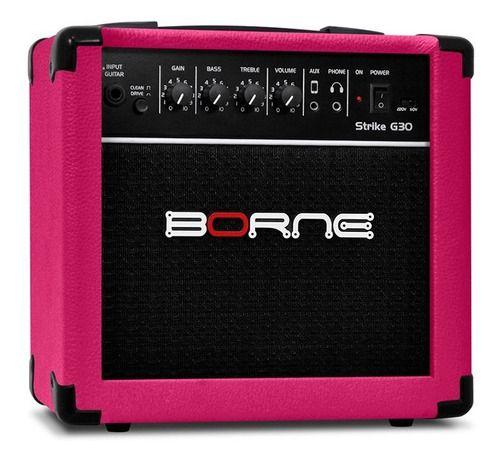 Imagem de Amplificador Borne Strike G30 Para Guitarra De 15w Cor Azul 110v/220v