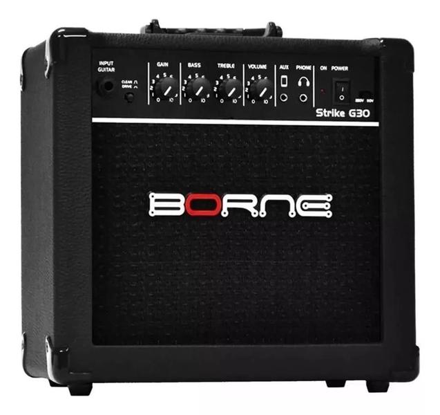 Imagem de Amplificador Borne Strike G30 Transistor Guitarra 15w Preto