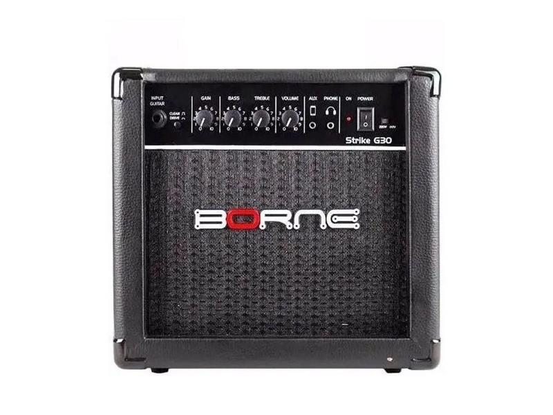 Imagem de Amplificador Cubo para Guitarra Borne Strike G30 Preto 15W